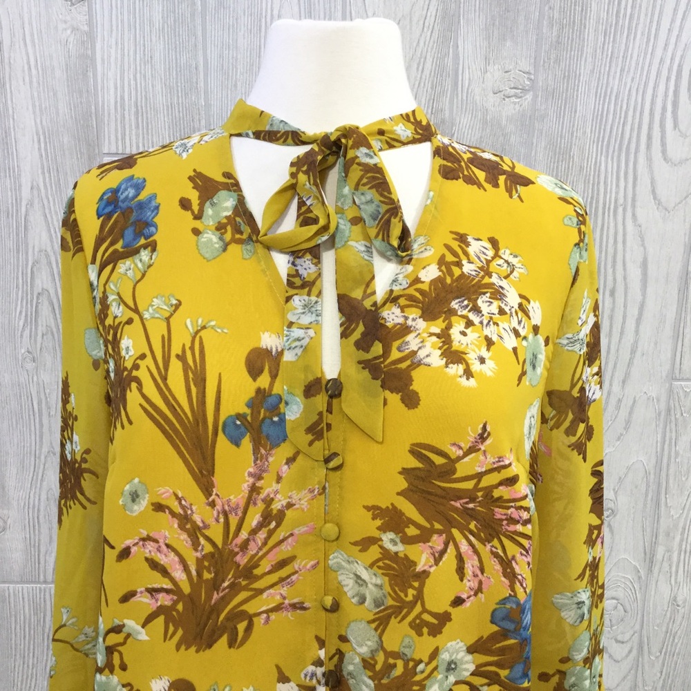Vintage Inspired Floral Blouse
